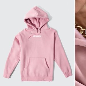 Glossier Hoodie Sweatshirt NWT